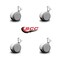 Service Caster 2 Inch MRI Safe Casters, 3/8 Inch Threaded Stem, Set of 4, 4PK SCC-TS02S50-TPR-GRY-381634-MRI-4 - alternate 4